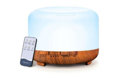 LONID 500ml Aroma Diffuser, Luftbefeuchter & Diffusor für ätherische Öle Farbwechsel