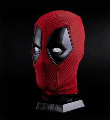 1:1 Deadpool Life Size Helmet Wearable Mask Movie Prop Nylon Cosplay Costume