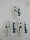 VINTAGE STAR WARS 3 IMPERIAL SNOWTROOPER LOT 1980 COMPLETE ORIGINAL NO REPRO