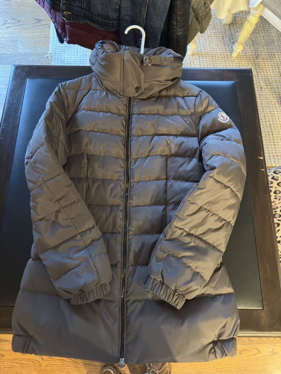 Moncler Down Puffer Jacket Coat Women's Size 3 (L) Grey Gray Moncler Down Puffer Jacket Coat Women's Size 3 (L) Grey Gray
