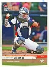 Robinson Chirinos 2019 Topps Now HOUSTON ASTROS Road To Opening Day #156 SP /309