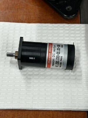 STRONG MAXON GEAR MOTOR WITH 500:1 RATIO-CORELESS ARMATURE 5-24 VDC REVERSIBLE