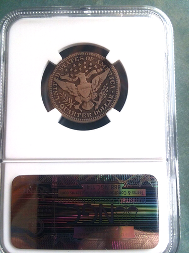 Barber Quarter 1907-P, NGC F-15 - Picture 6 of 9