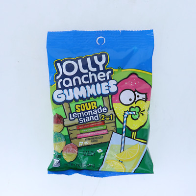 Jolly Rancher Gummies Sour Lemonade Stand  2 Flavours In 1 (12Pk) 6.5 oz Each
