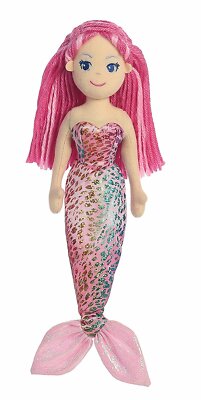 Aurora World Sea Sparkles Maryn Meerjungfrau Plüschtier, 10 Zoll 10 Zoll, 