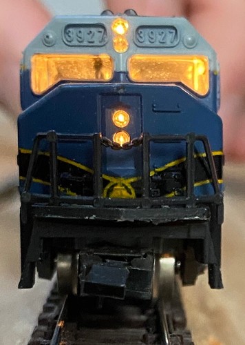LIMA N locomotive diesel éclairée USA Baltimore & Ohio bleu foncé 220284 boite - Foto 10 di 11