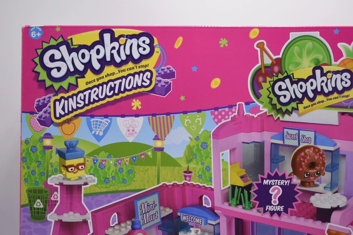 New Shopkins Kinstruckins Shopville Town Center Building Set