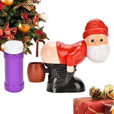 Automatic Santa Claus Bubble Machine W/Light ...