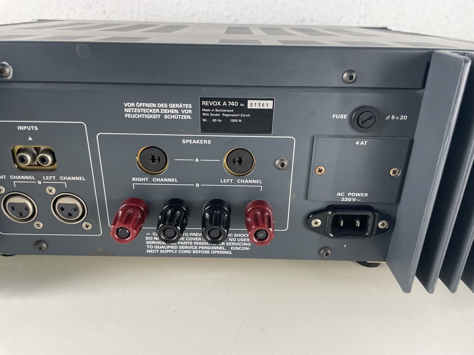 Revox A740 Amplifier/Power Amplifier eBay