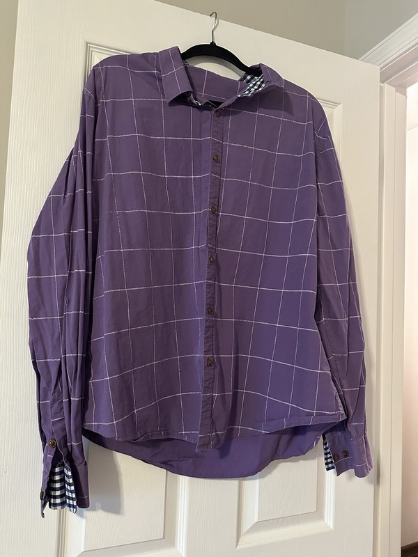 Coofandy 2XL Men’s Purple Button Up
