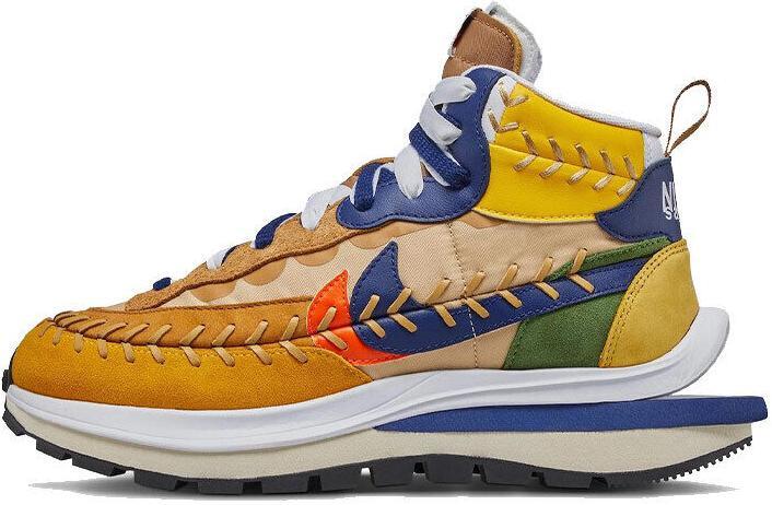 Nike Men's Sacai x Jean Paul Gaultier x VaporWaffle Sneaker Sesame