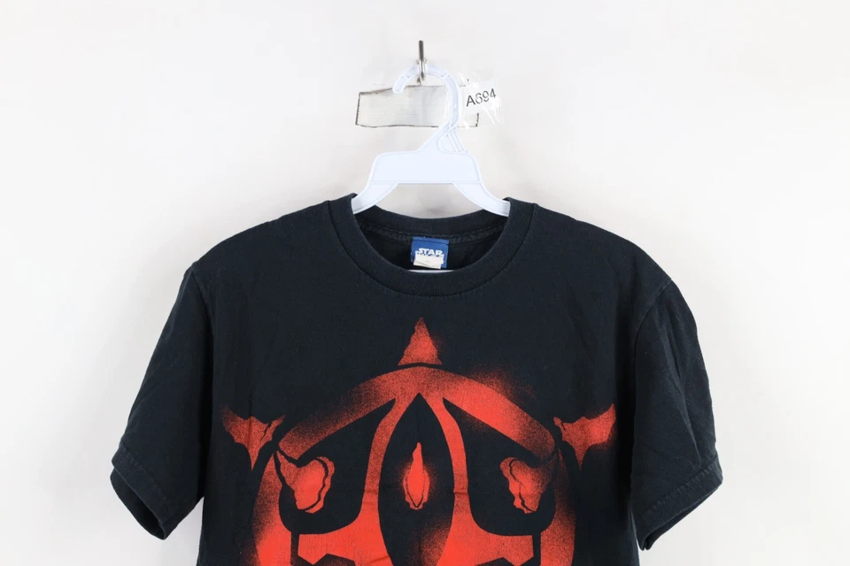 Camiseta De Colección Años 90 Star Wars Niños Pequeña Episodio 1 Amenaza Fantasma Darth Maul Foto 2 de 4