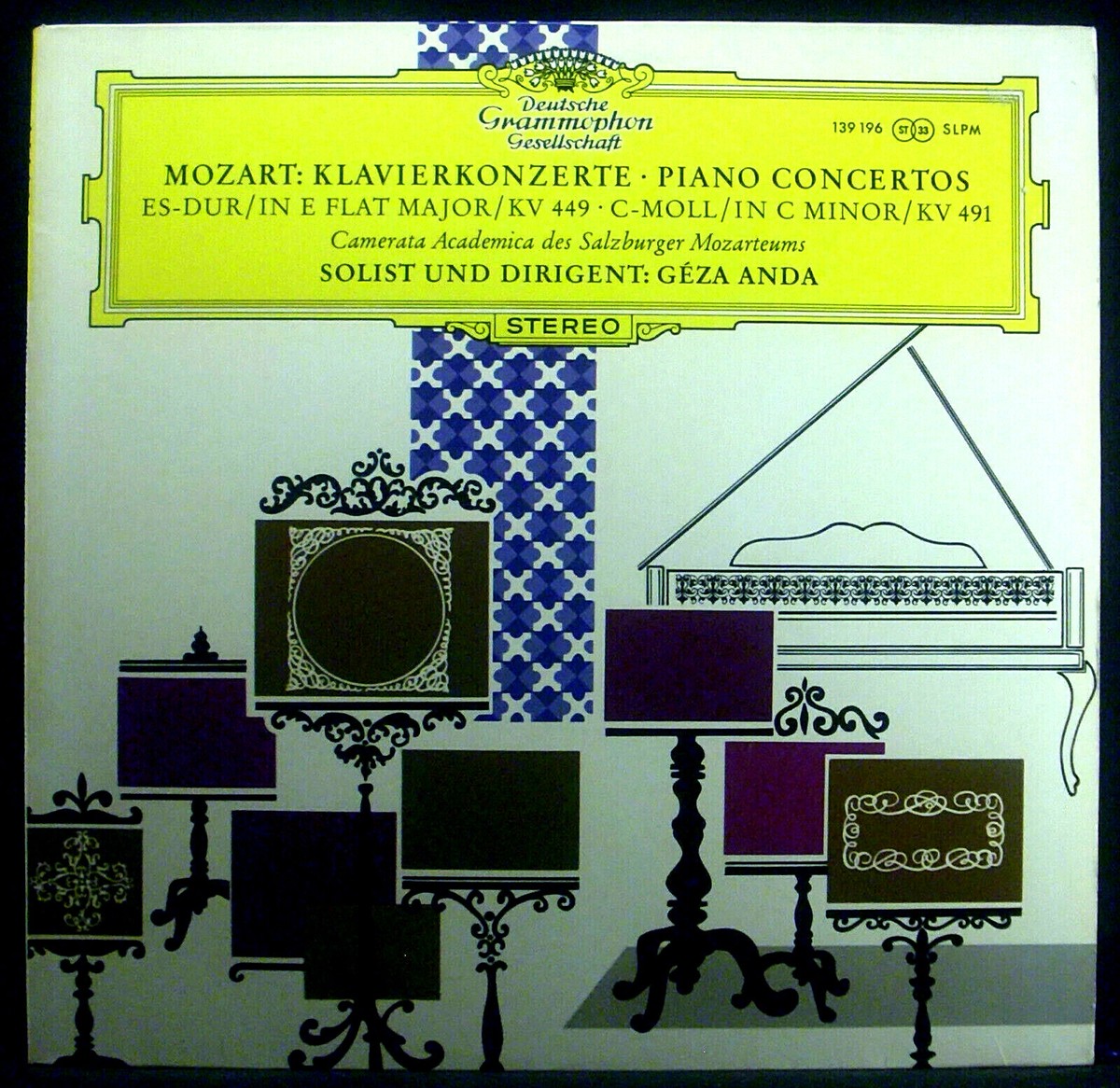 LP MOZART - klavierkonzerte es-dur, c-moll, piano concertos