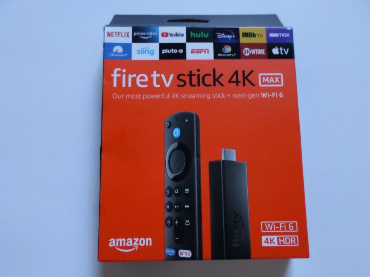 Fire TV Stick 4K Max Streaming Media Player with Alexa Voice Remote  (includes TV controls)