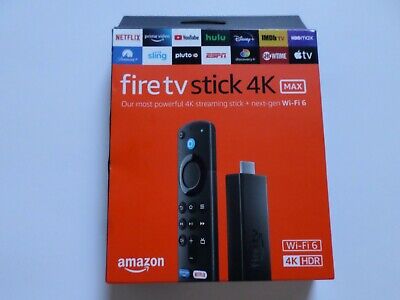 Fire TV Stick 4K MAX 2021 Streaming device WiFi-6 Alexa Voice Remote  New