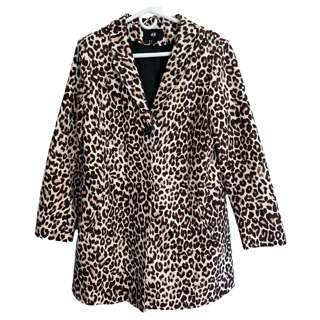 H&M Animal Print Casual Coats, Jackets & Vests for Women