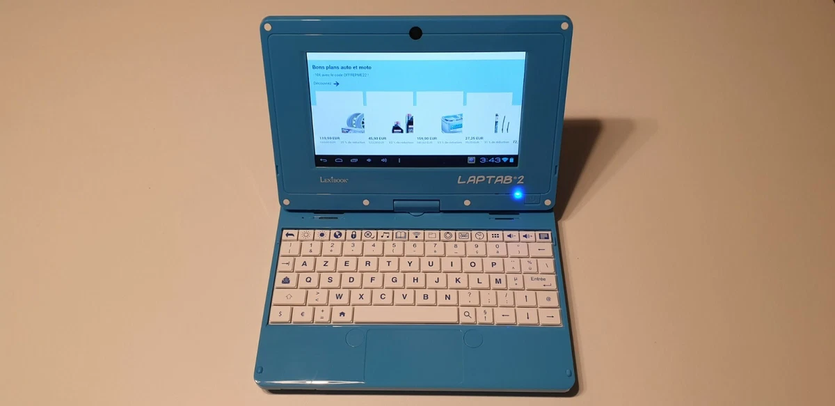 Tablet Lexibook Laptab 2 MFC141FR Useable L State Wifi Faulty