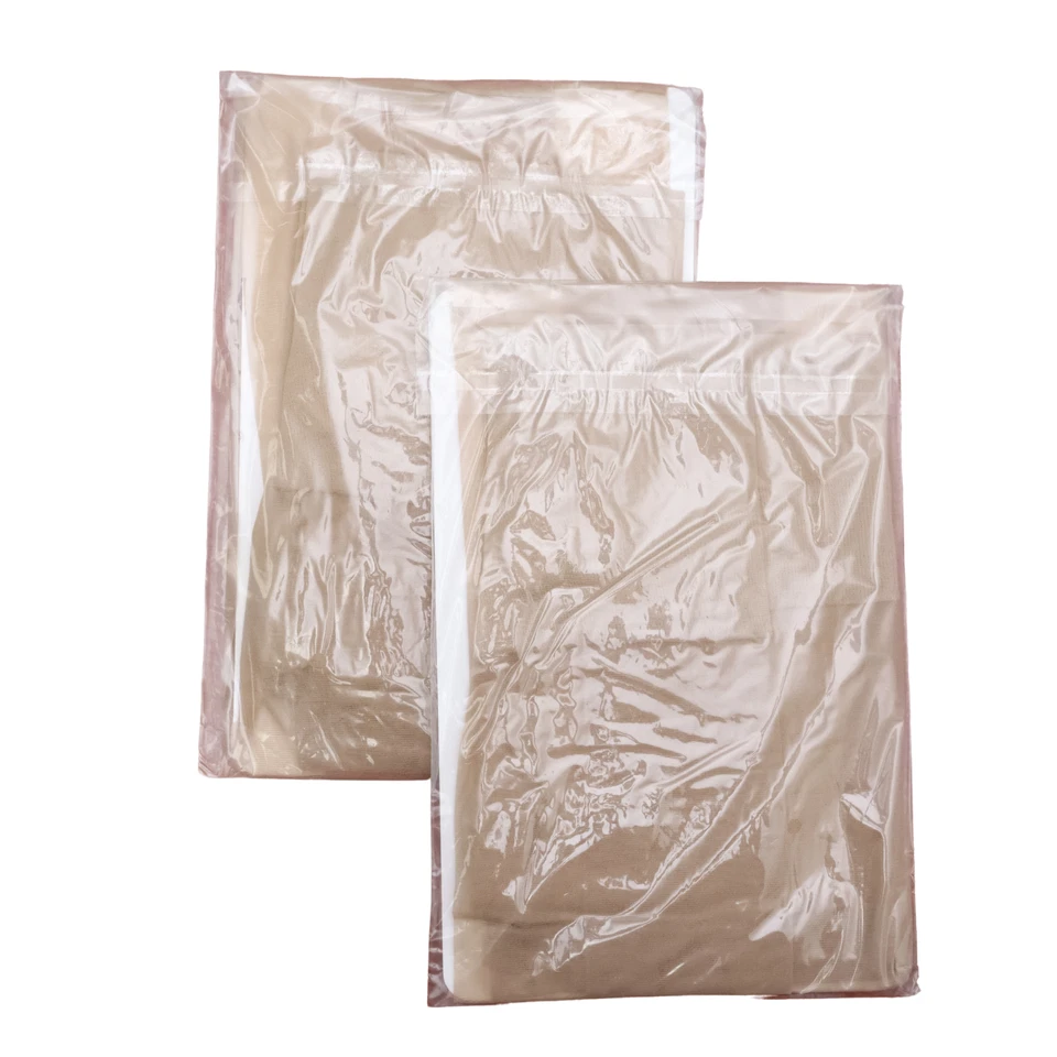 Medias transparentes lisas Jessica Simpson Control Top 2 pares nude talla EF Foto 3 de 4