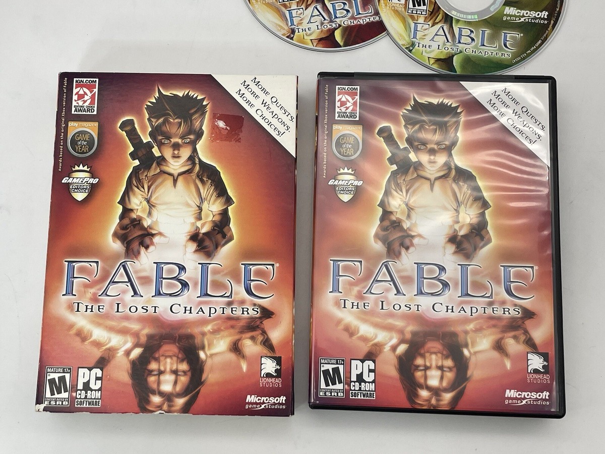 Fable The Lost Chapter PC CD-ROM 4 Disc Windows Video Game | eBay