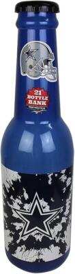 NEW DALLAS COWBOYS BOTTLE COIN BANK NFL FOOTBALL