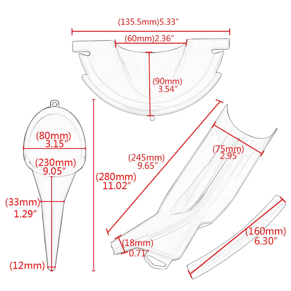 Drip-Free Oil Filter+Crankcase Primary Case Funnel Filter Kit for Harley XL Dyna - Image 3 of 4