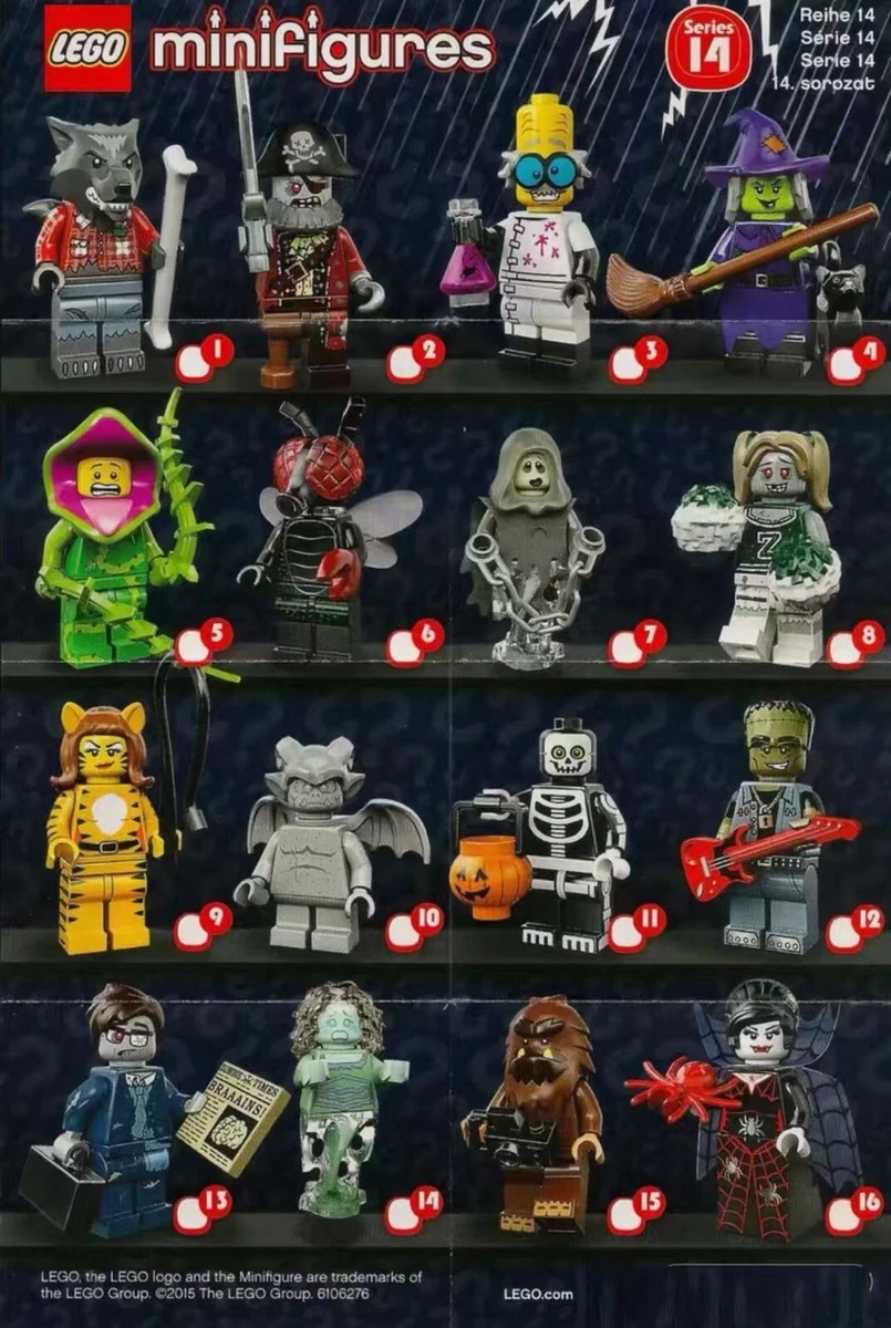 Minifigure Personalizzata Banshee Castello Halloween – Ghost Lady Serie 14 (Usata)