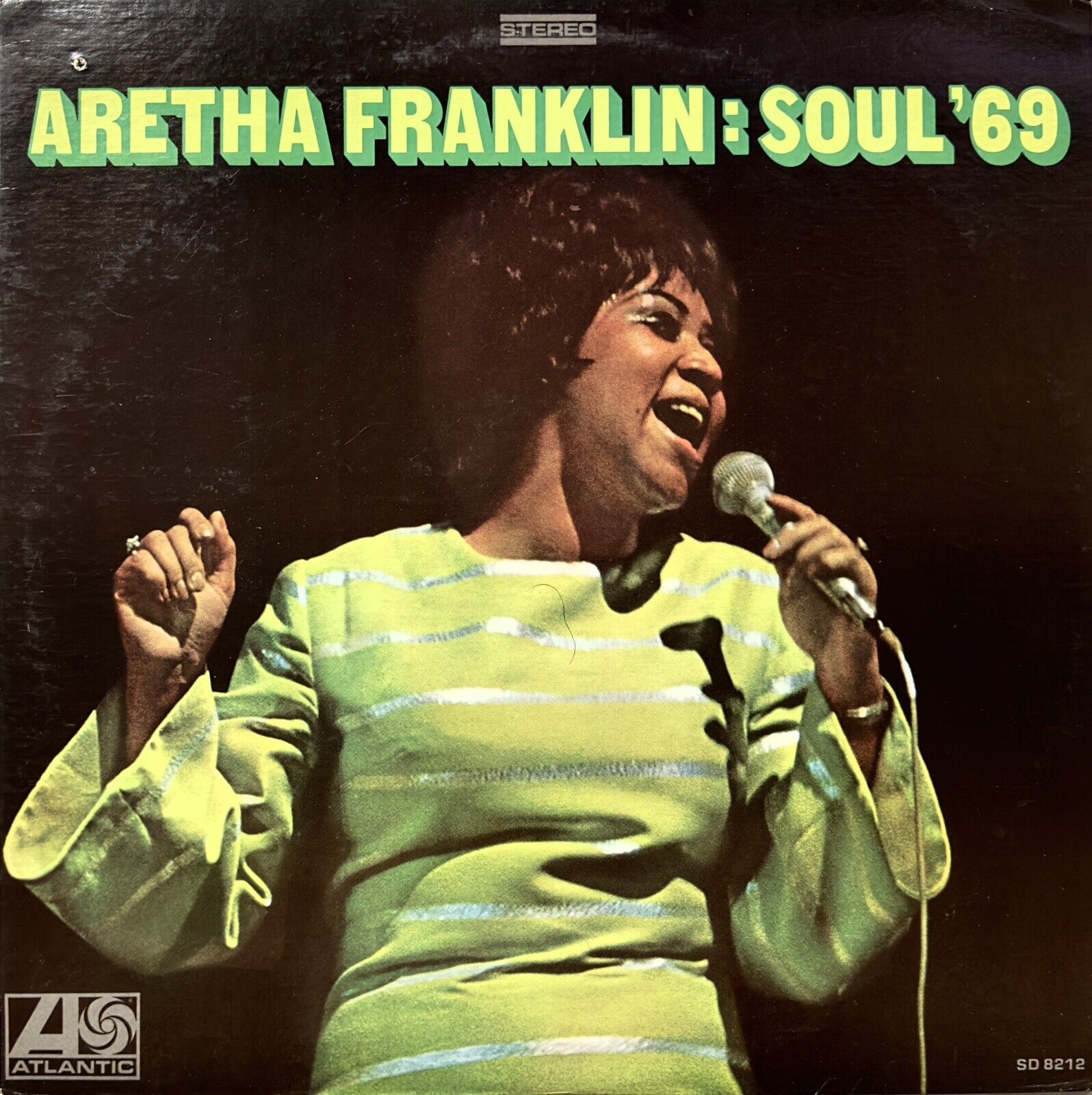 Aretha Franklin - Soul ‘69 FIRST PRESSING Vinyl LP 1969 Atlantic SD 8212