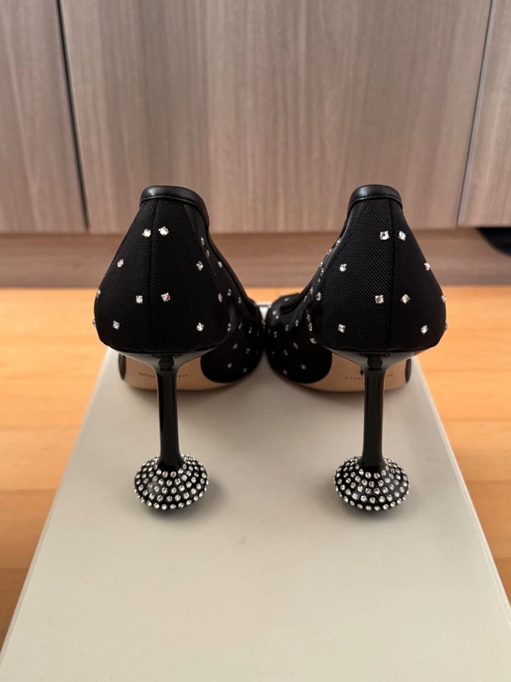 Bombas de brinquedo Loewe, saltos de malha de cristal, Jonathan Anderson, saltos de festa de fim de ano - Imagem 2 de 4