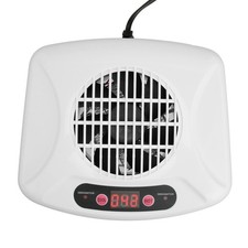 Single Hand Nail Air Dryer Warm Cool Wind Sensor Fan White 7E2O