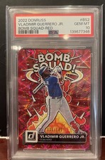 2022 Panini Donruss Bomb Squad 001/149 Vladimir Guerrero Jr. #BS-2 Red 001/149!!