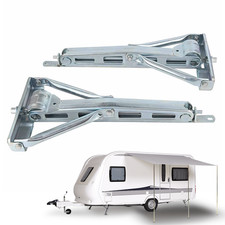 2x Wohnwagen Stütze 1200 kg Universal Kurbel...
