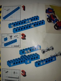 1986 LEGO Technic Set #8035 *Instruction Manual Only* Vintage Book