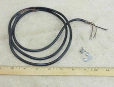 VINTAGE 3 Wire Telephone Phone Handset Cord Western Automatic Electric 47" !!