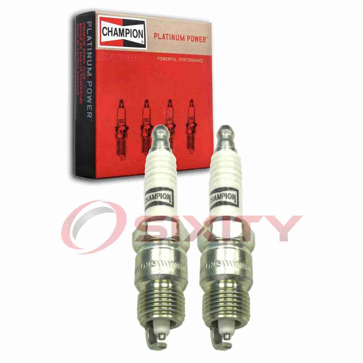 2 pc Champion Platinum 3018 Spark Plugs for RV17PMC4 HR9BPX HGR9BDP BR6FVX wo