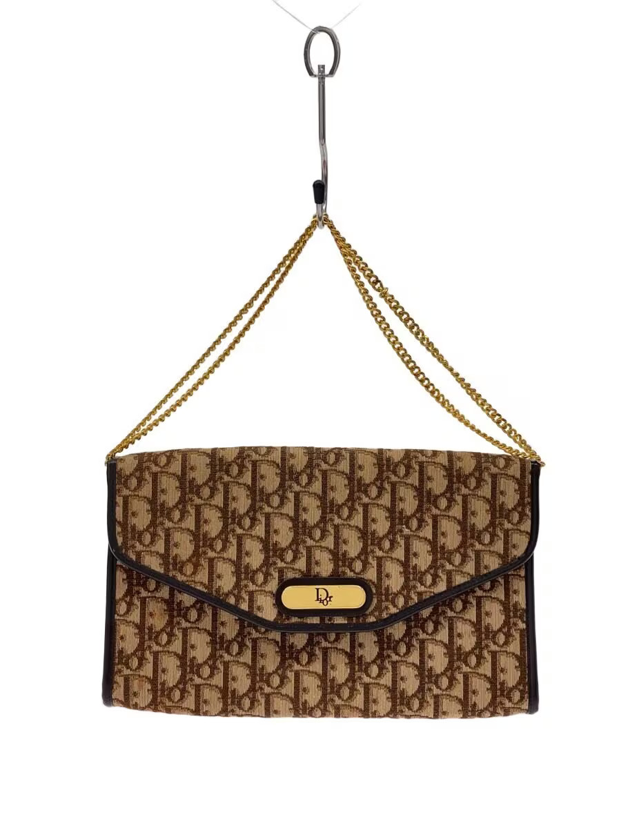 Christian Dior Cotton BEG Print Shoulder Bag