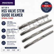 Set Of 4 Hss Valve Stem Guide Reamer Spiral Fixed Diy Engine Workshop Hand Tool Set Of 4 Hss Valve Stem Guide Reamer Spiral Fixed Diy Engine Workshop Hand Tool