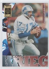 1995 Collector's Edge Black Label Dave Krieg #4 0qr0