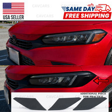 For 2022-2026 Honda Civic Headlight Side Marker Precut Tint Smoke Vinyl Overlay For 2022-2026 Honda Civic Headlight Side Marker Precut Tint Smoke Vinyl Overlay