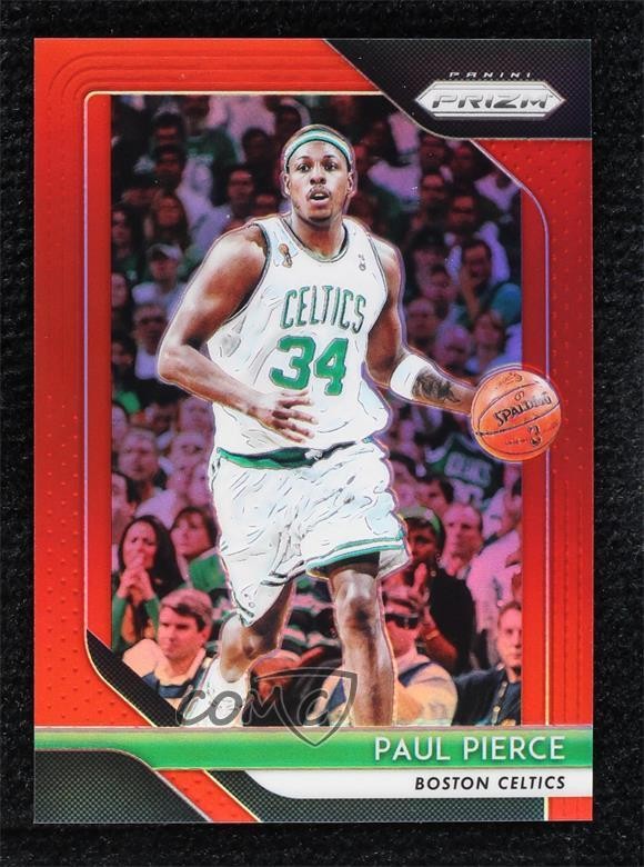 2018-19 Panini Prizm Red Prizm 31/299 Paul Pierce #175 HOF 00ur