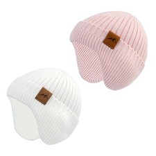 Baby Boy Winter Hat Toddler Warm Beanie Girl Knit Hats with Earflap Kid Cute ...