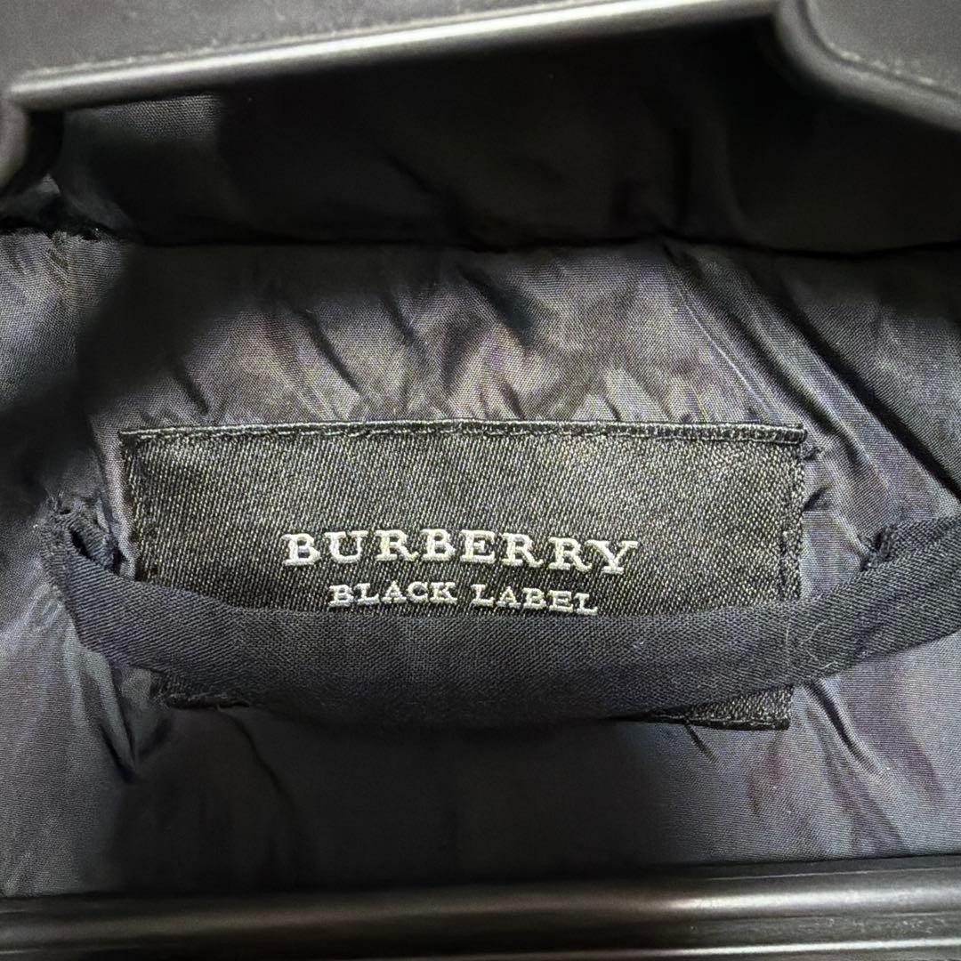 Burberry Black Label Men's Hooded Down Coat M Black Removable Hood Used thumbnail 12