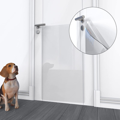 Door Protector for Dogs,Flexible Door Guard Cover，Custom-Cut Door Shield for ...