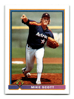 Mike Scott 1991 Bowman #546 Houston Astros Mint to Gem