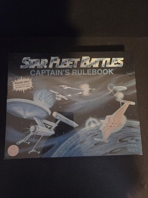 Vintage 1991 STAR FLEET BATTLES CAPTAIN'S RULEBOOK Sealed. Sun Faded