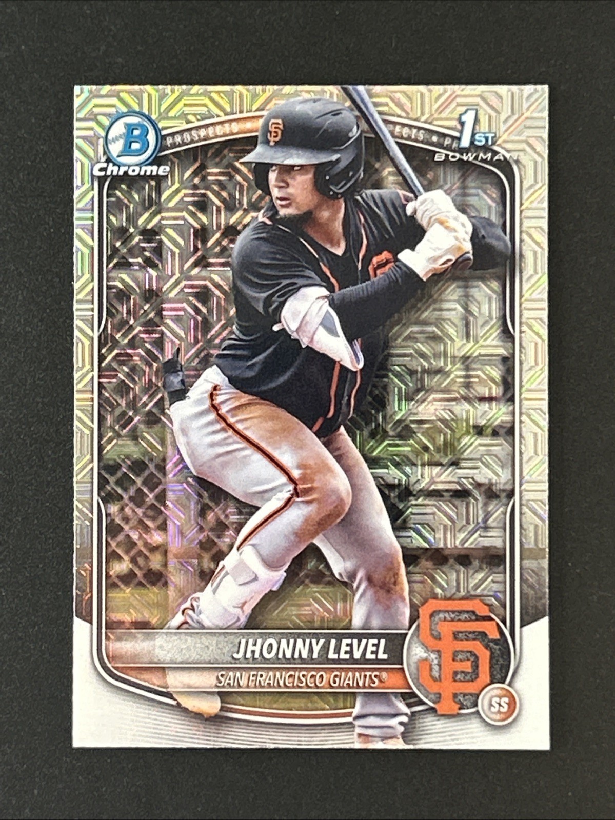 2025 Bowman - Chrome Prospects Jhonny Level #BCP-147 Mojo Refractor