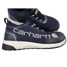 Carhartt Force Work Shoes – Men’s 8.5, Navy Blue, Composite Toe, Slip Resistant