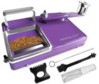 Manual Cigarette Rolling Machine Dual Track, 8mm Tube Compatible, Purple