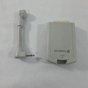 Sega Dreamcast Official Microphone Adapter & Mic HKT-7200 Tested Japan