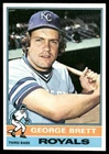 SHARP EX-MT+ GEORGE BRETT HOF 1976 TOPPS #19 UNCREASED CLEAN VINTAGE *TPHLC-9033
