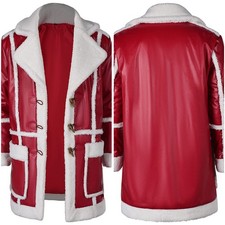 Red One Nick Santa Claus Coat Cosplay Costume Halloween Carnival Suit